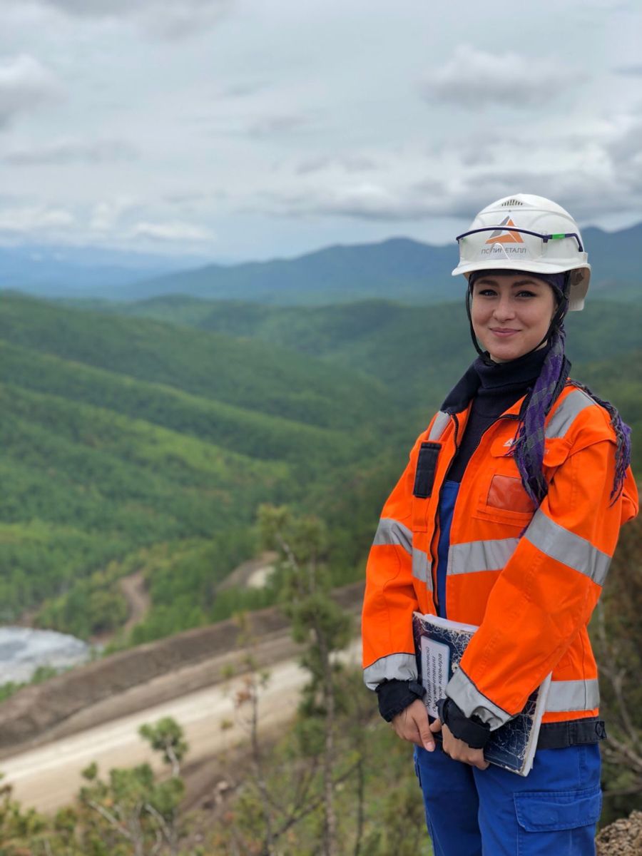 Вероника Филиппова, геолог отдела эксплуатации месторождения «Ресурсов Албазино» (фото пресс-службы компании)